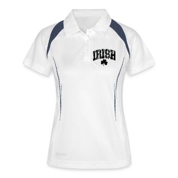 Ireland - Women's Polo breathable - white/navy - Front