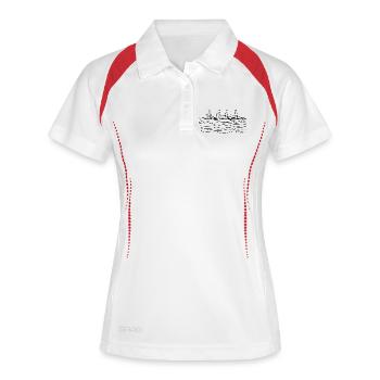 Rowing Team Line Art - Women's Polo breathable - white/navy - Front