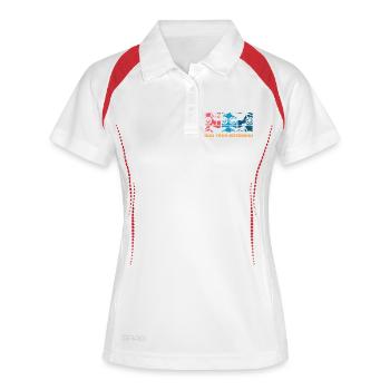 Ride Your Motorbike – Classic Retro Design - Women's Polo breathable - white/navy - Front