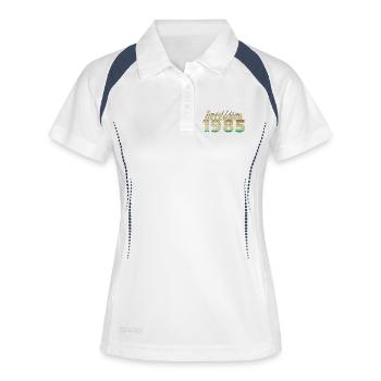 40th Birthday Limited Edition (SCR) 12/1985 - Women's Polo breathable - white/navy - Front