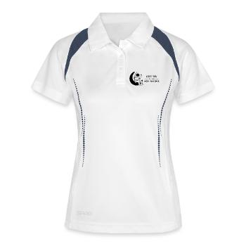 Love You To The Moon And Back Doodle - Women's Polo breathable - white/navy - Front
