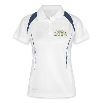 22e anniversaire Édition Limitée (SCR) 03/2004 - Polo respirant Femme - blanc/marine - Devant
