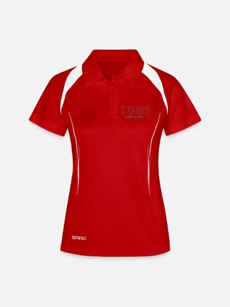 T-Shirt nothing else - Women's Polo breathable - white/navy