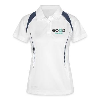 Good Players the sports lovers  - Women's Polo breathable - white/navy - Front