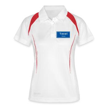 Texel nameplate - Women's Polo breathable - white/navy - Front