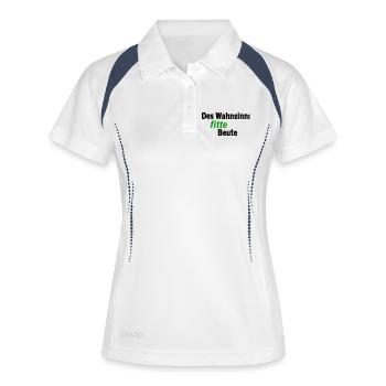 Une proie incroyablement en forme - Polo respirant Femme - blanc/marine - Devant