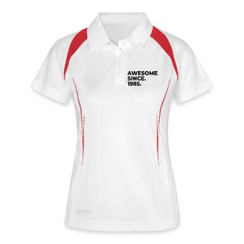 Awesome since 1985 | Birthday | Gift - Women's Polo breathable - white/navy - Front