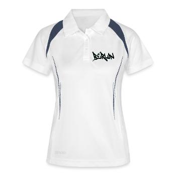 Berlin Grafitti - Women's Polo breathable - white/navy - Front