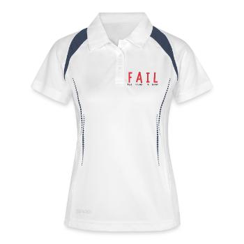 FAIL – Lernchance statt Niederlage - Women's Polo breathable - white/navy - Front