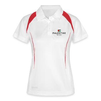 Free Palestine, I'm with Palestine - Women's Polo breathable - white/navy - Front