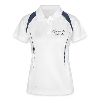 Mama Bear - Women's Polo breathable - white/navy - Front