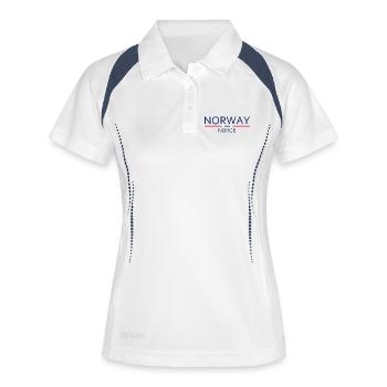 Norway - Norge - Norway - Flag - Scandinavia - Women's Polo breathable - white/navy - Front