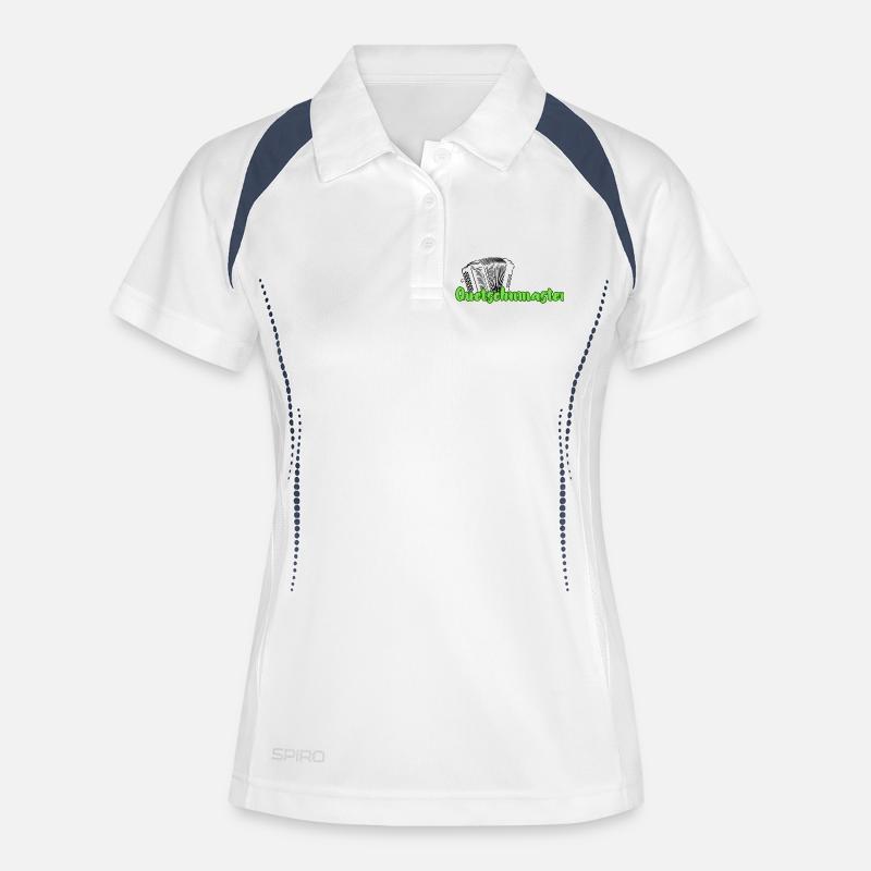 Squeezebox Master - Women's Polo breathable - white/navy