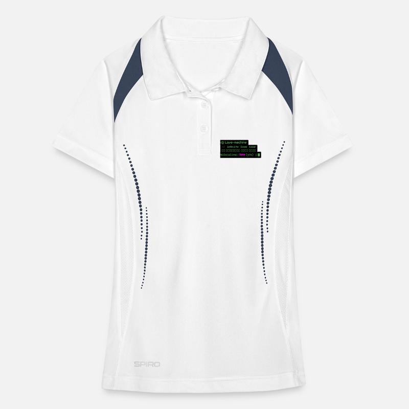 Romantic Geek Design for Developer: Loop i Women's Polo breathable