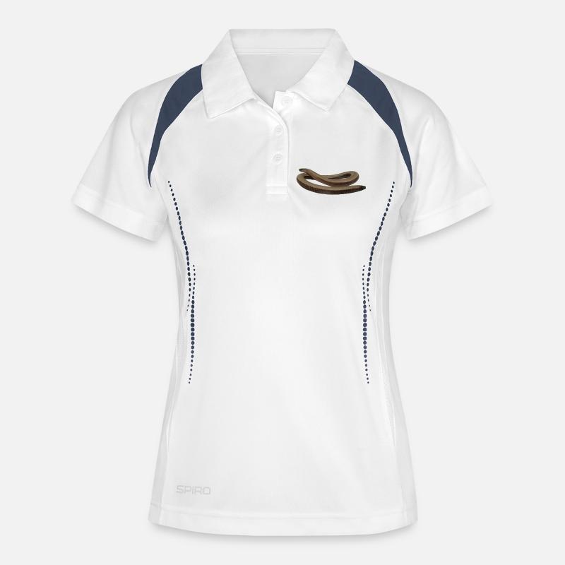 Blindworm - Women's Polo breathable - white/navy