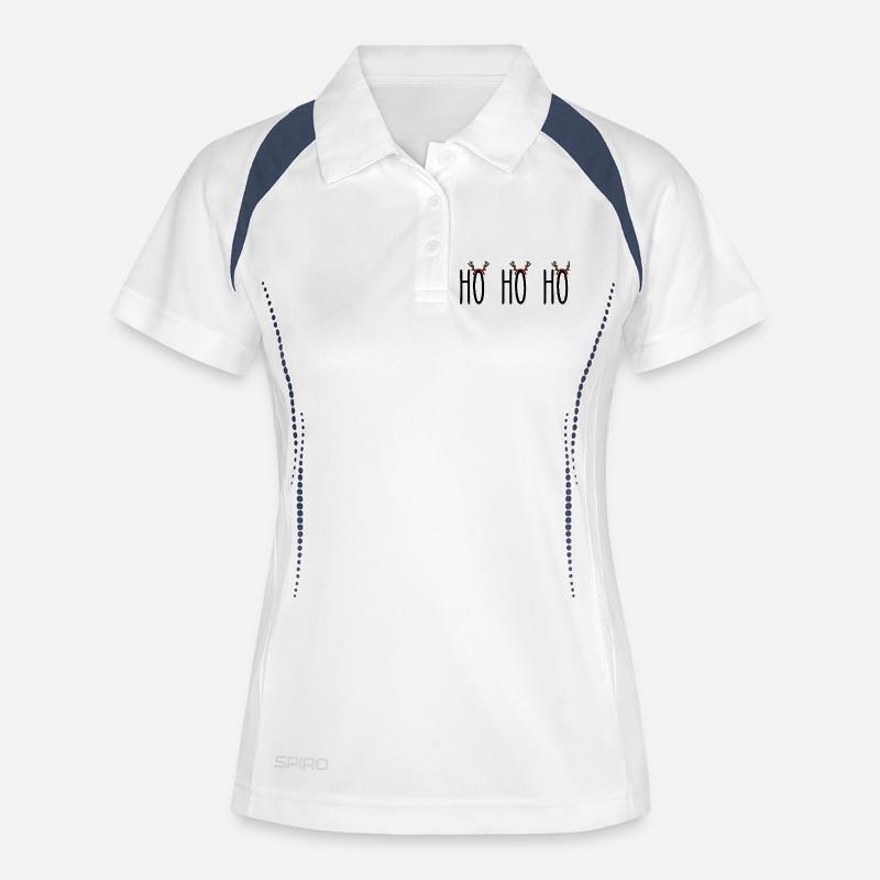 ho ho ho - Women's Polo breathable - white/navy