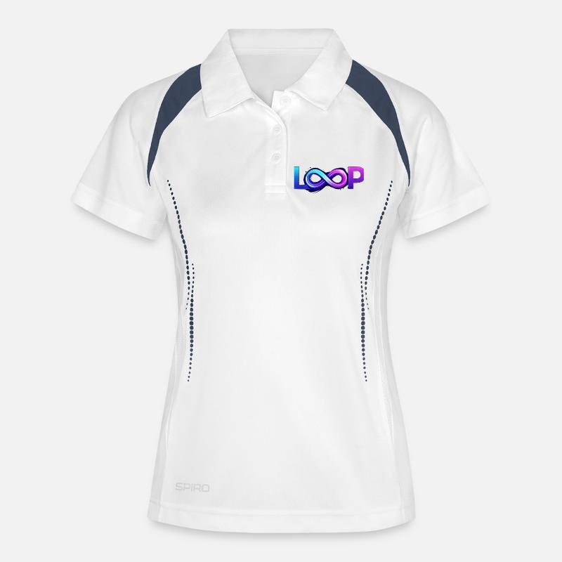 Neon Loop Infinity - Women's Polo breathable - white/navy
