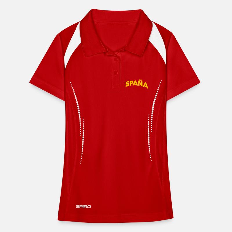 Spanien 5 Frauen Polo atmungsaktiv