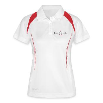 HAPPY BIRTHDAY. HAPPY BIRTHDAY. HEART. I LOVE - Women's Polo breathable - white/navy - Front