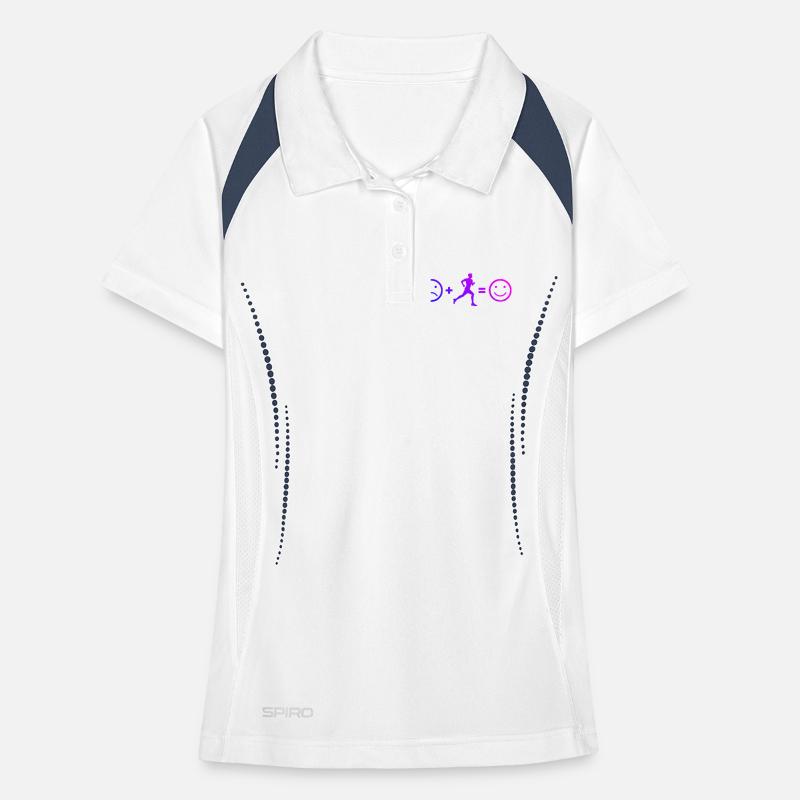 Geschenkidee für einen Running mit Running Frauen Polo atmungsaktiv