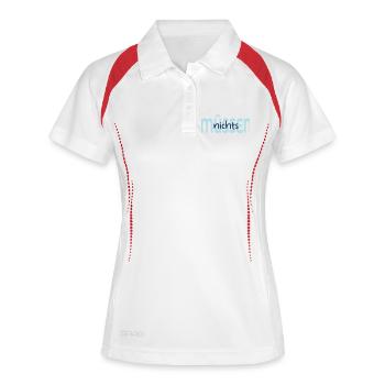Freedom Nothing has to be done - Women's Polo breathable - white/navy - Front