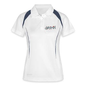 Jammin' - Polo respirant Femme - blanc/marine - Devant
