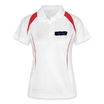 Mannheim 68 - Frauen Polo atmungsaktiv - Weiß/Navy - Vorne