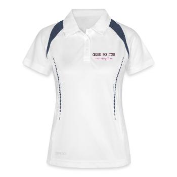Excuse me for being an exception - Women's Polo breathable - white/navy - Front