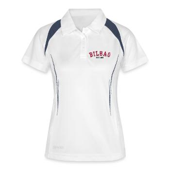Bilbao Est. 1965 - Women's Polo breathable - white/navy - Front