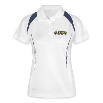 Mannheim Fondée en 1975 - Polo respirant Femme - blanc/marine - Devant