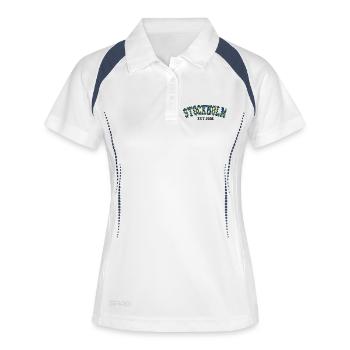 Stockholm Est. 2006 - Women's Polo breathable - white/navy - Front