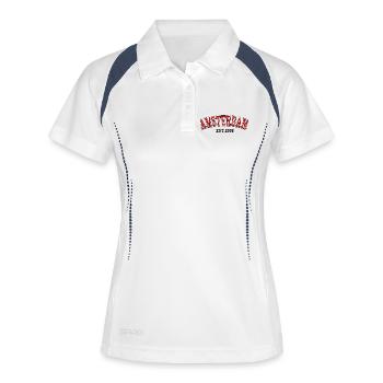 Amsterdam Est. 2006 - Women's Polo breathable - white/navy - Front