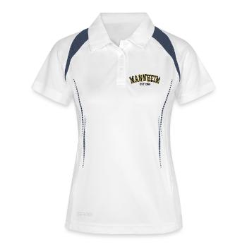 Fondée à Mannheim en 1966 - Polo respirant Femme - blanc/marine - Devant