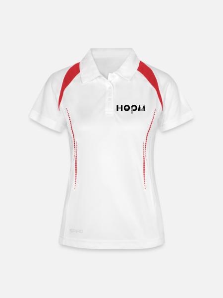 норм - norm - Women's Polo breathable - white/navy
