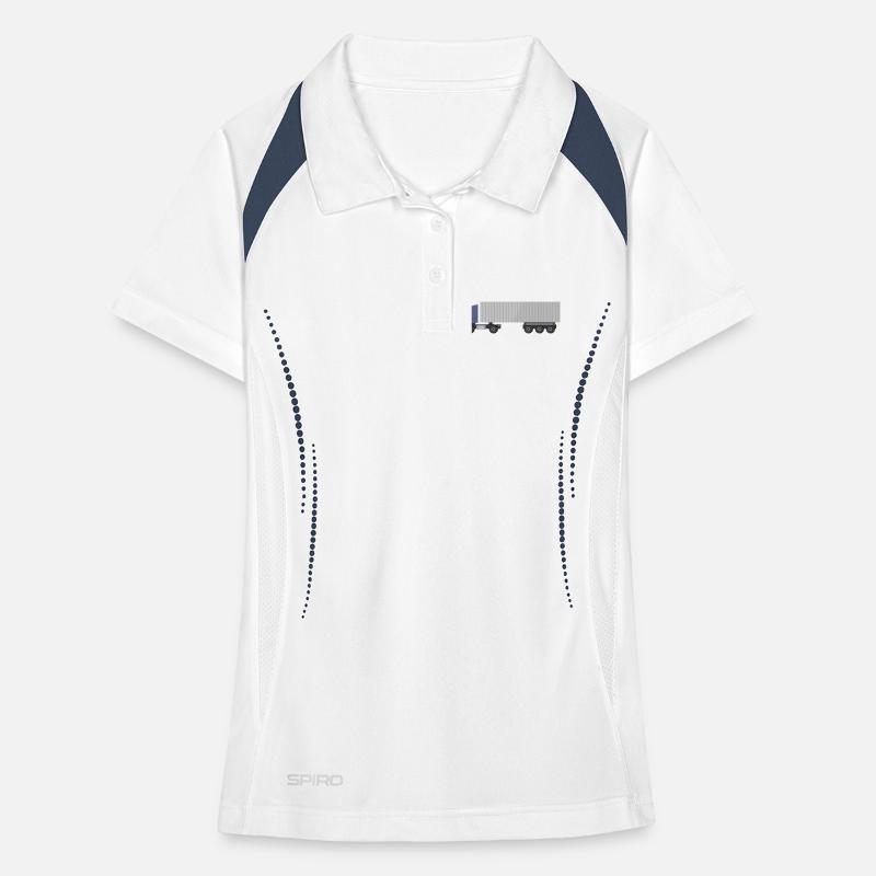 Container trucks Women's Polo breathable