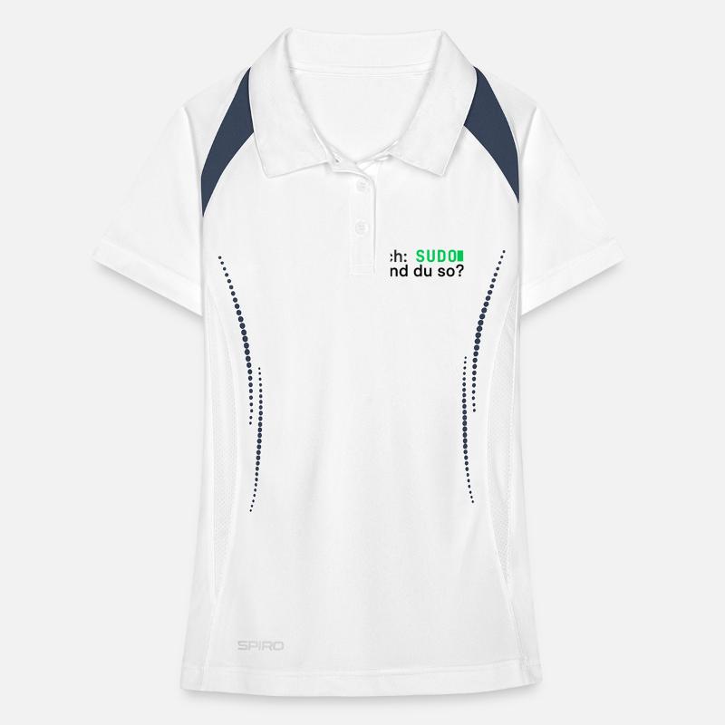 ich: SUDO und du so? Linux Programmierer - dunkel Frauen Polo atmungsaktiv