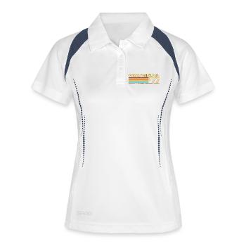 Original 77 Rayures Vintage - Polo respirant Femme - blanc/marine - Devant