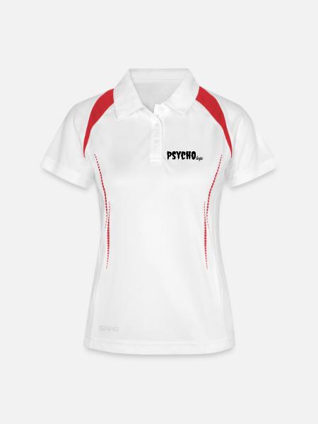 Psycho Loge – Funny Psychologist Shirt - Women's Polo breathable - white/navy