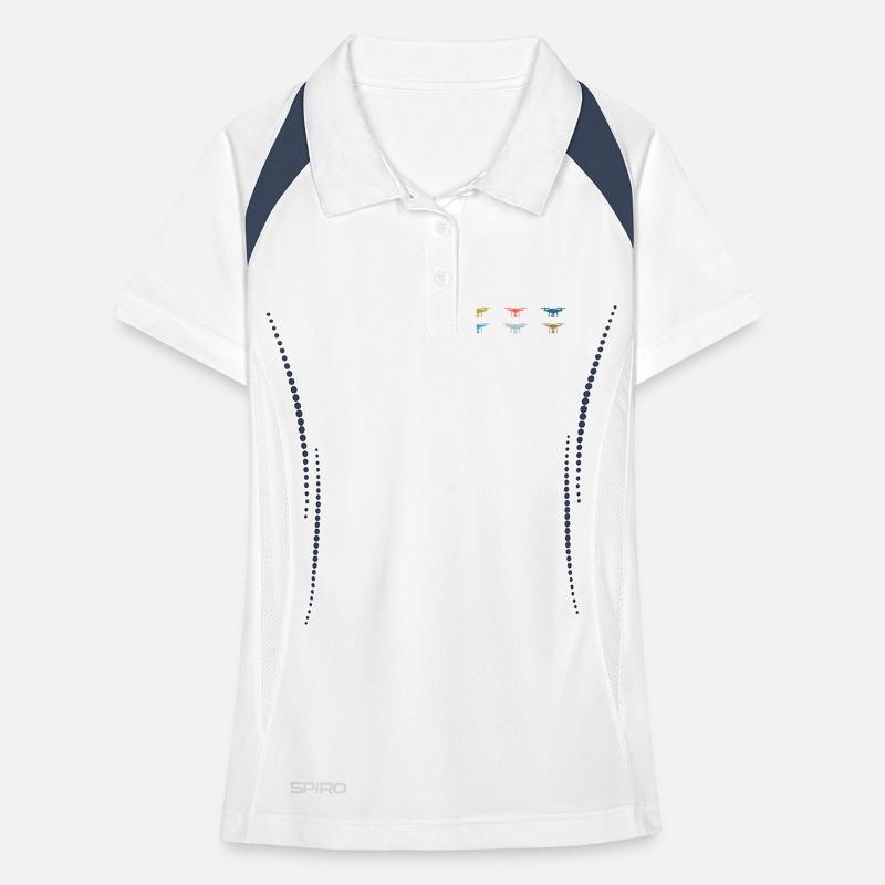 Vintage Drone Pilot Women's Polo breathable