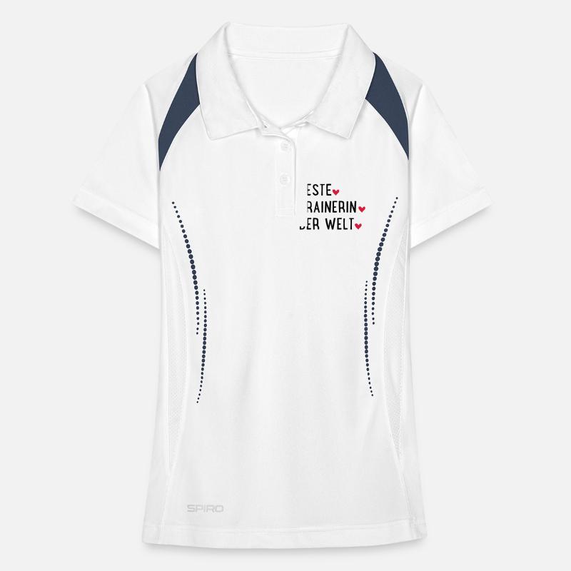beste trainerin Frauen Polo atmungsaktiv