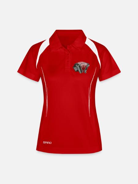 Styrian Harmonica - Tyrol / South Tyrol | ZiachON! - Women's Polo breathable - white/navy