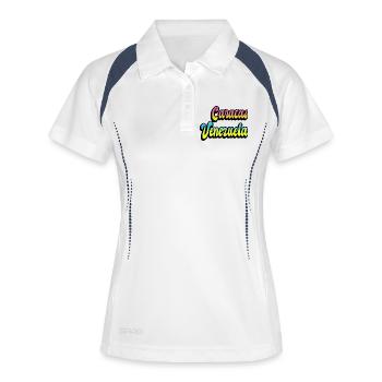 Caracas Venezuela Design - Women's Polo breathable - white/navy - Front