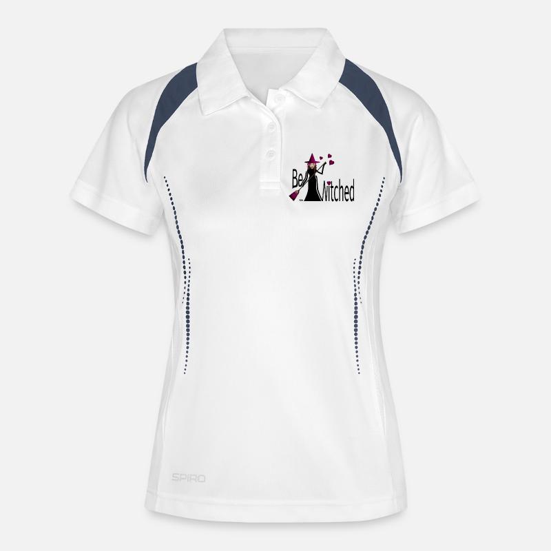 Witch - Women's Polo breathable - white/navy