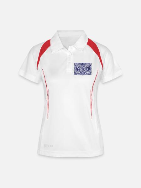 Ocean_2 - Women's Polo breathable - white/navy