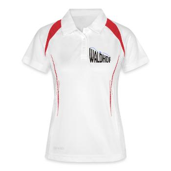 Waldhof - Polo respirant Femme - blanc/marine - Devant