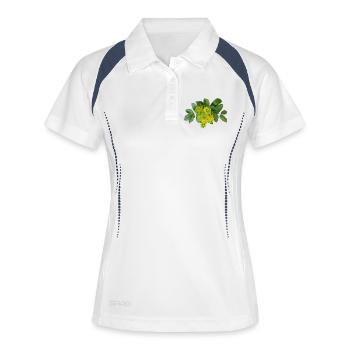 Mahoni - Women's Polo breathable - white/navy - Front