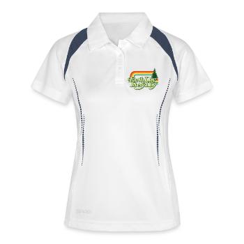 Earth Day Everyday Climate Awareness - Women's Polo breathable - white/navy - Front