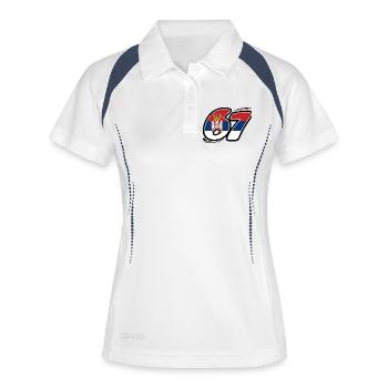 67 Serbia Edition - Women's Polo breathable - white/navy - Front