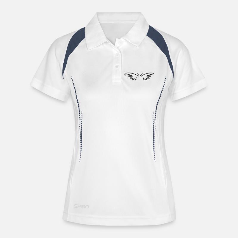 Swing - Women's Polo breathable - white/navy