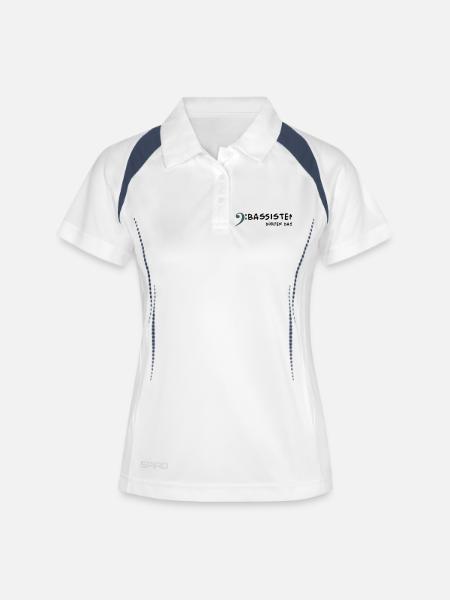 Bassists are allowed to - Women's Polo breathable - white/navy